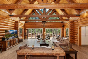 Timber Lodge HUGE Log Cabin w HotTub Game Room Big Bear Lake